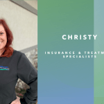 christy insurance and treatment specialist smiling