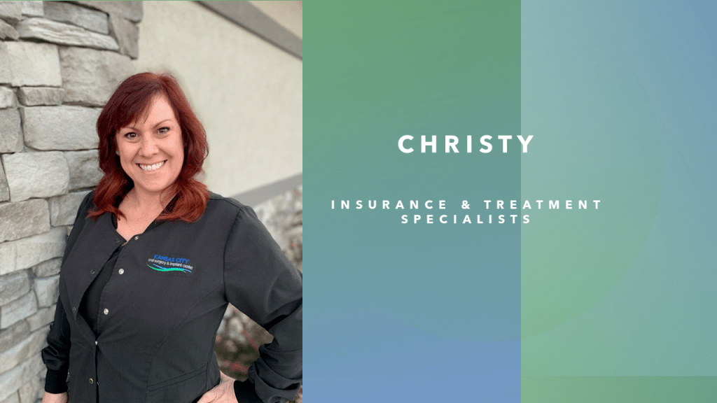 christy insurance and treatment specialist smiling