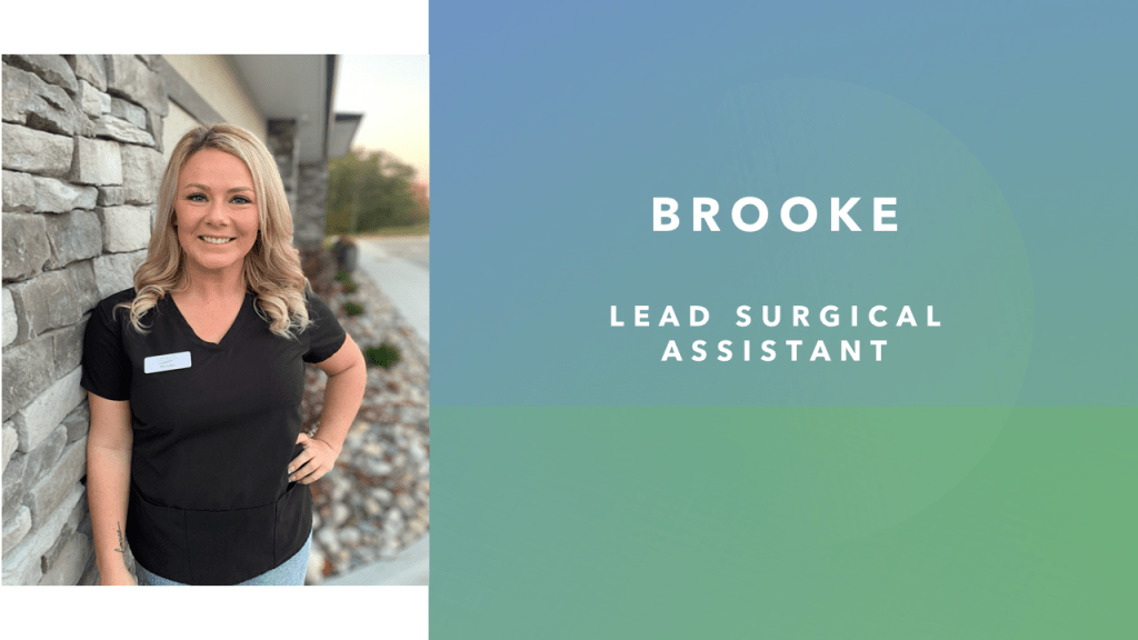brooke lead surgical assistant smiling