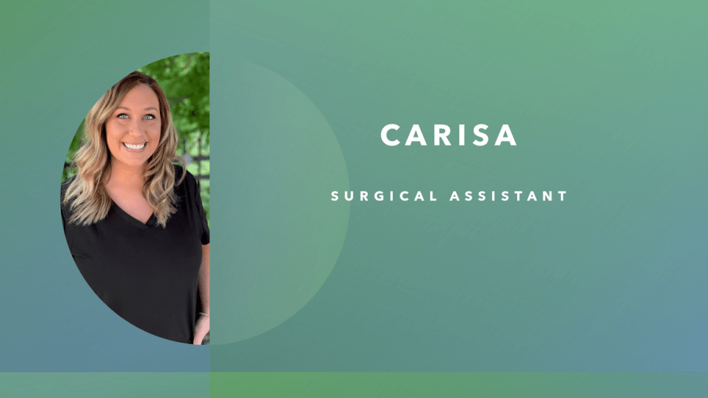 carisa surgical assistant smiling