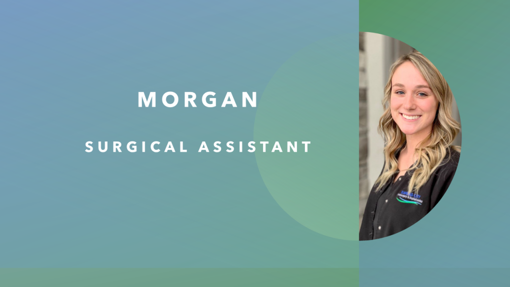 morgan surgical assistant smiling