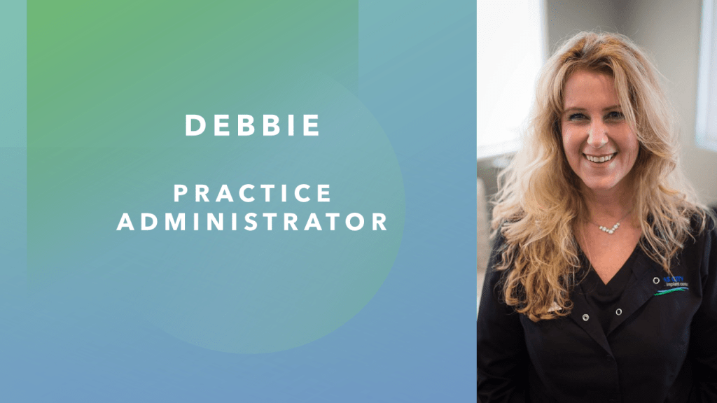debbie practice administrator smiling